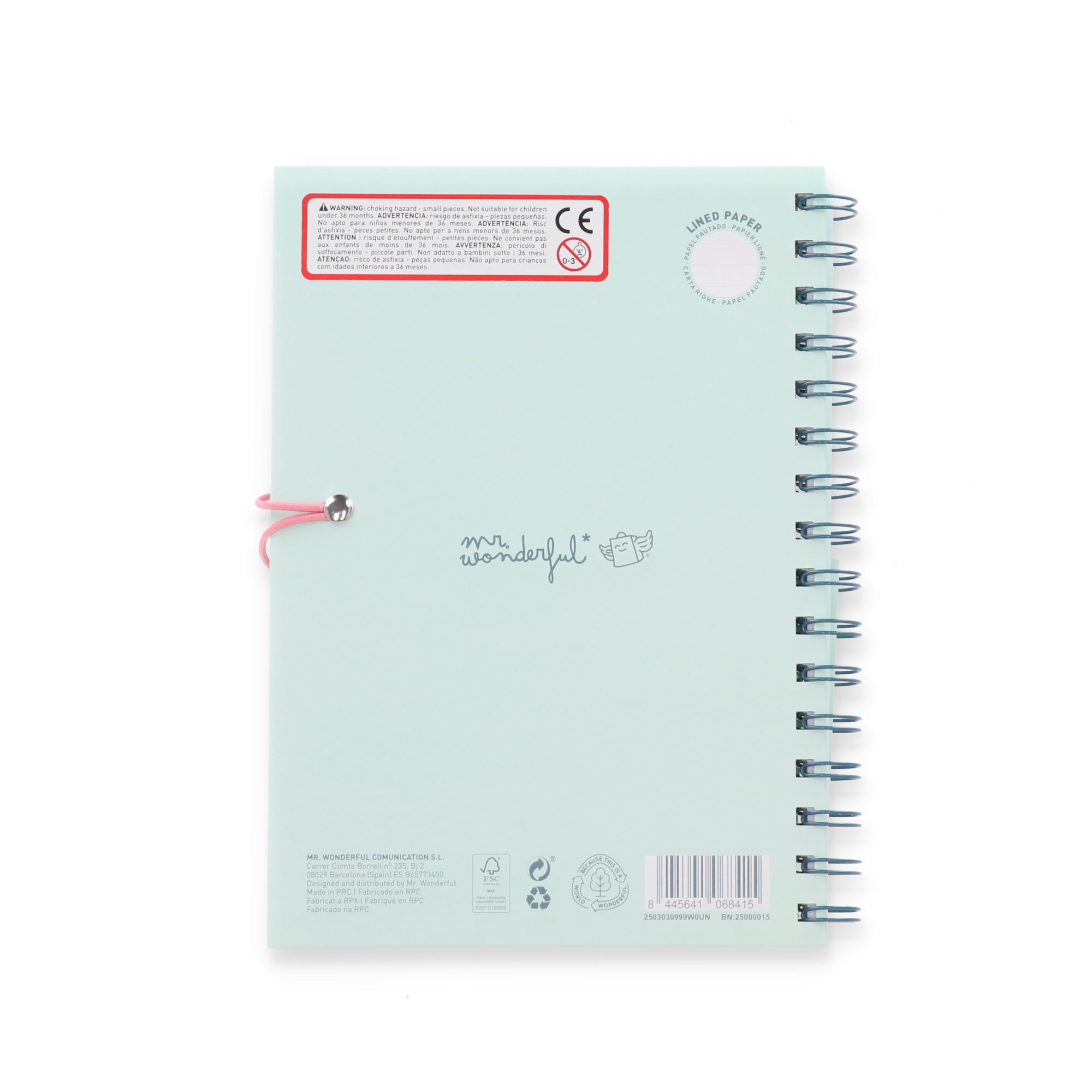 Libreta A5 con charms - I call it a good day if I get smiles on my way