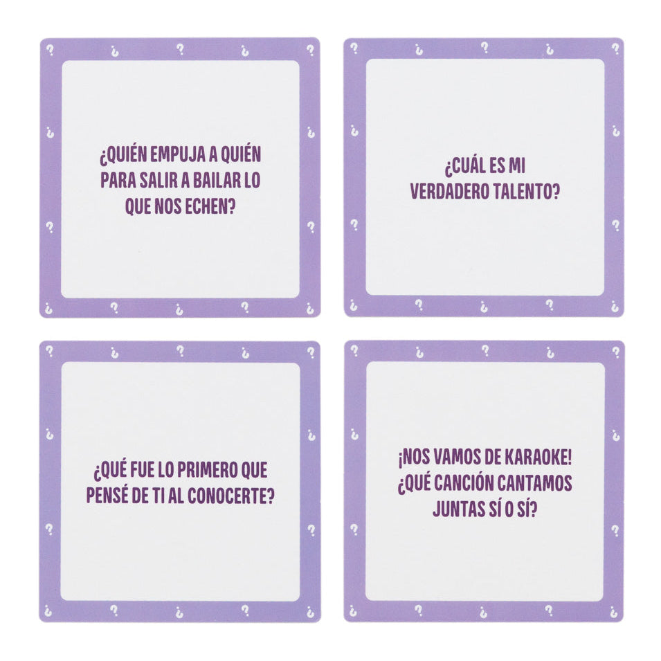 Juego de cartas - ¡Qué bien me conoces, amiga!