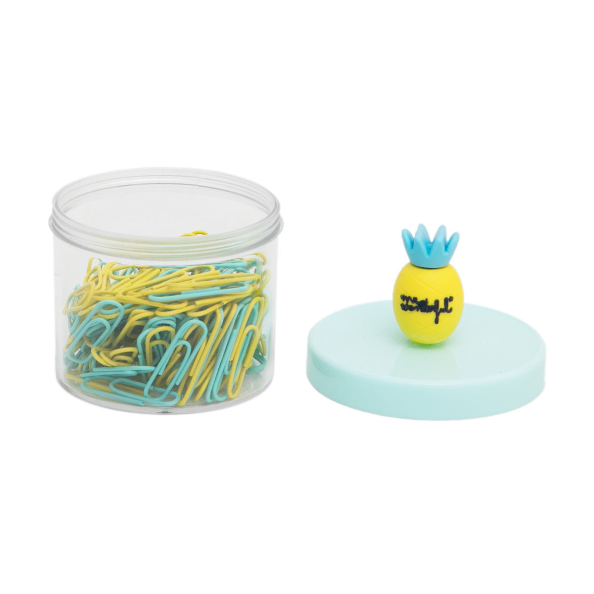 Box paper clips – Ananas