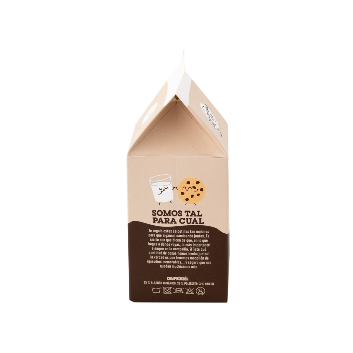 Calcetines T 39-41 galleta y vaso de leche - Juntos es mejor