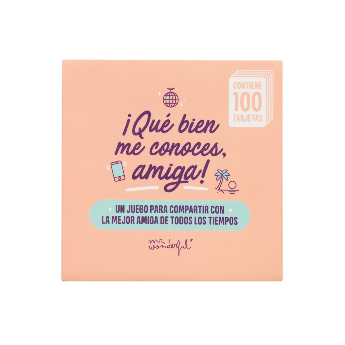 Juego de cartas - ¡Qué bien me conoces, amiga!