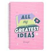 A4 notebook - All my greatest ideas