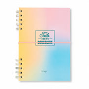 Libreta A5 portada degradada de Mr. Wonderful rosa