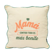 Cojín - Mamá, contigo todo es más bonito