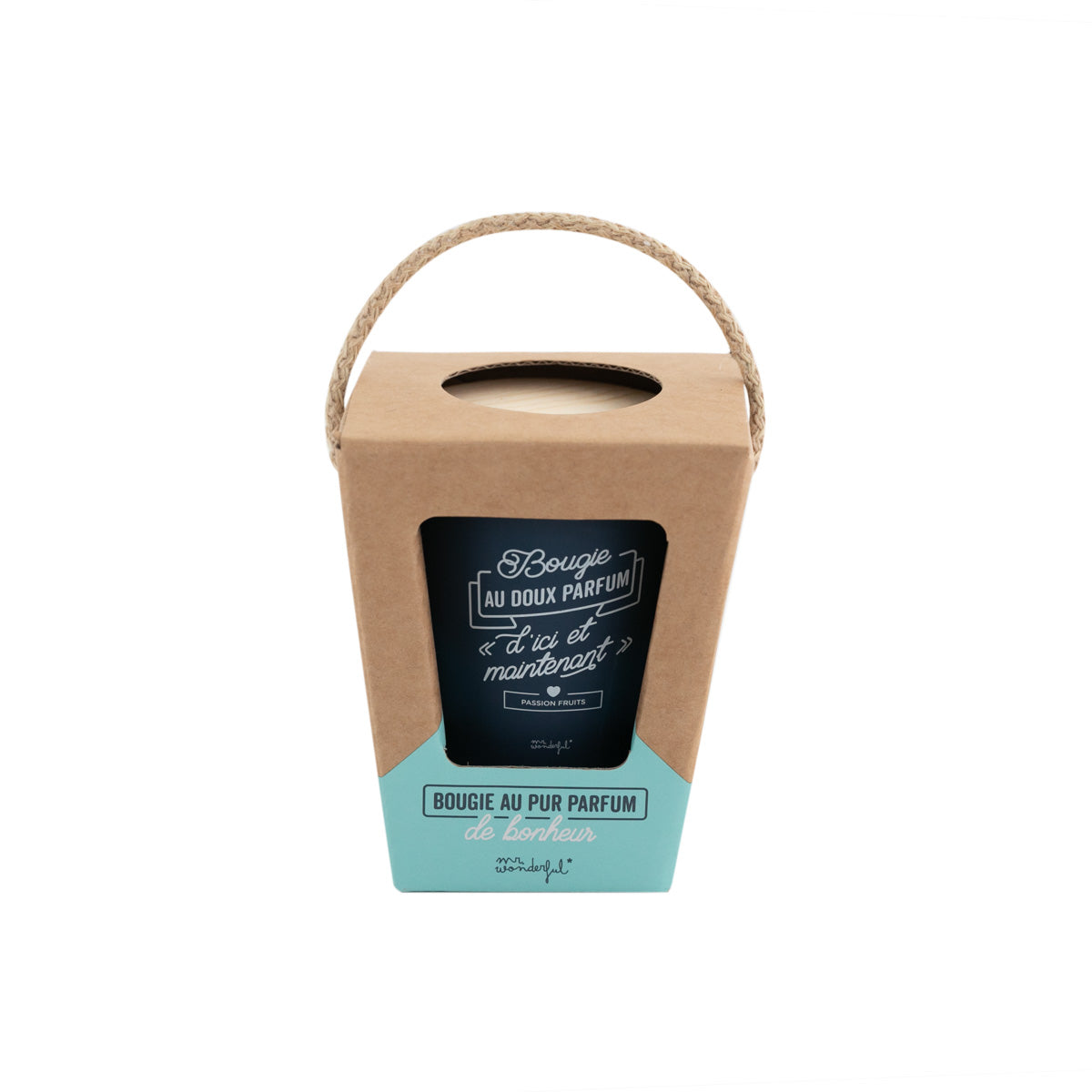Bougie au doux parfum « d’ici et maintenant »