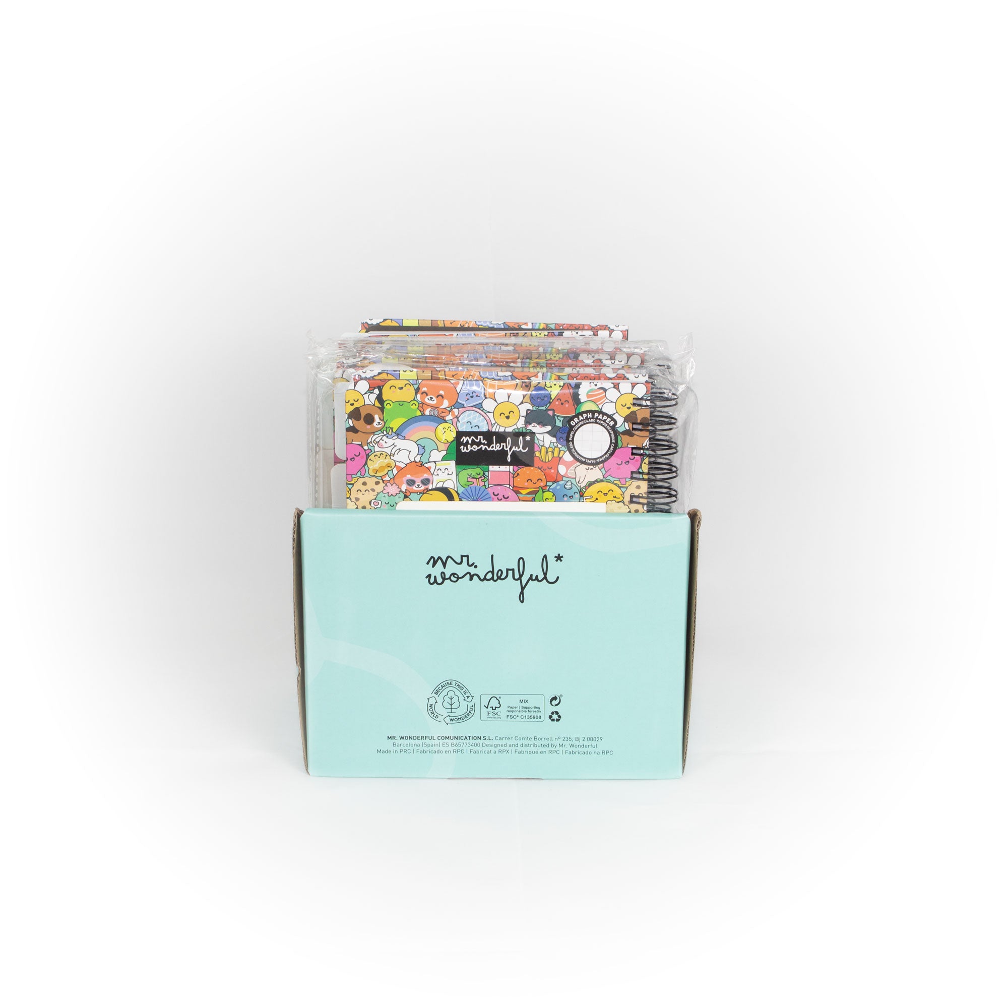 Libreta A5 con espiral - Wonder characters