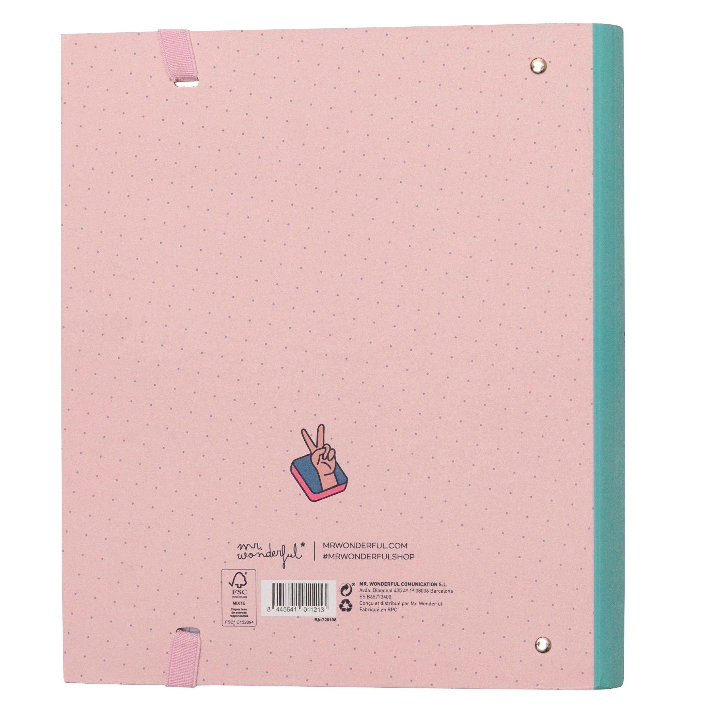 Classeur à anneaux - Je fais le plein de bonheur chaque jour