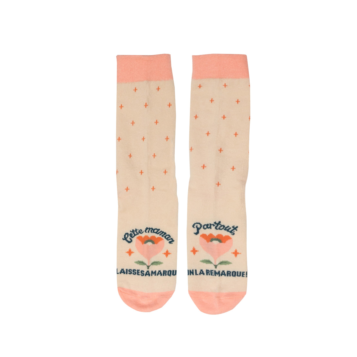 Chaussettes T 35-38 - Cette maman laisse sa marque. En rupture de stock! 