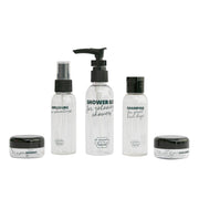 Neceser de viaje con envases y frases Mr. wonderful - Travelling looks good on you