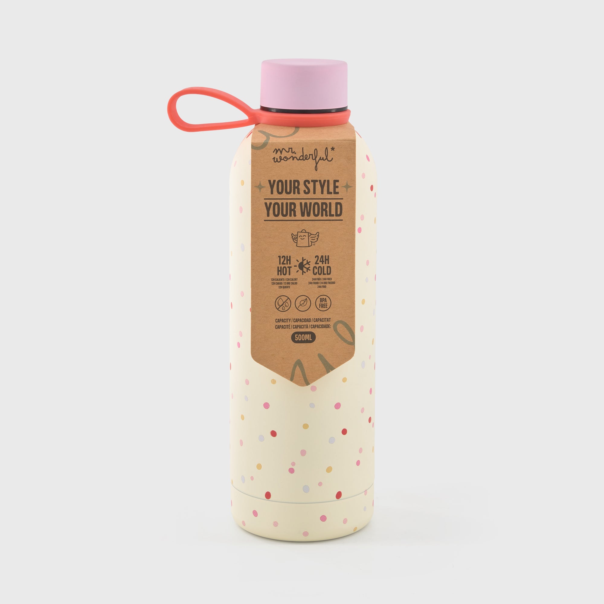 Thermal bottle - Colourful dots