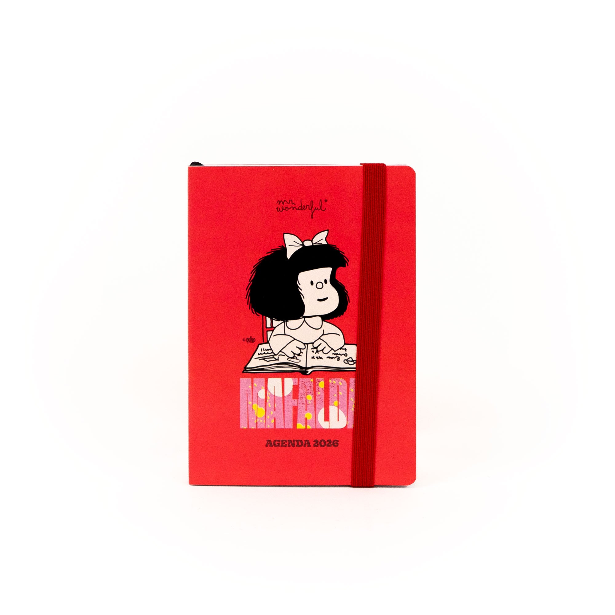 Set de Agenda Pocket A6 2026 Semanal - Mafalda| Mr.Wonderful