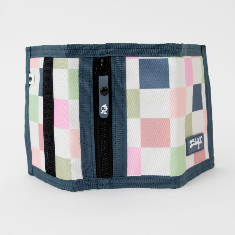 Monedero - Estampado a cuadros