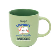 Mug avec message en français pour les profs Mr. Wonderful - Les profs sont les véritables influencers