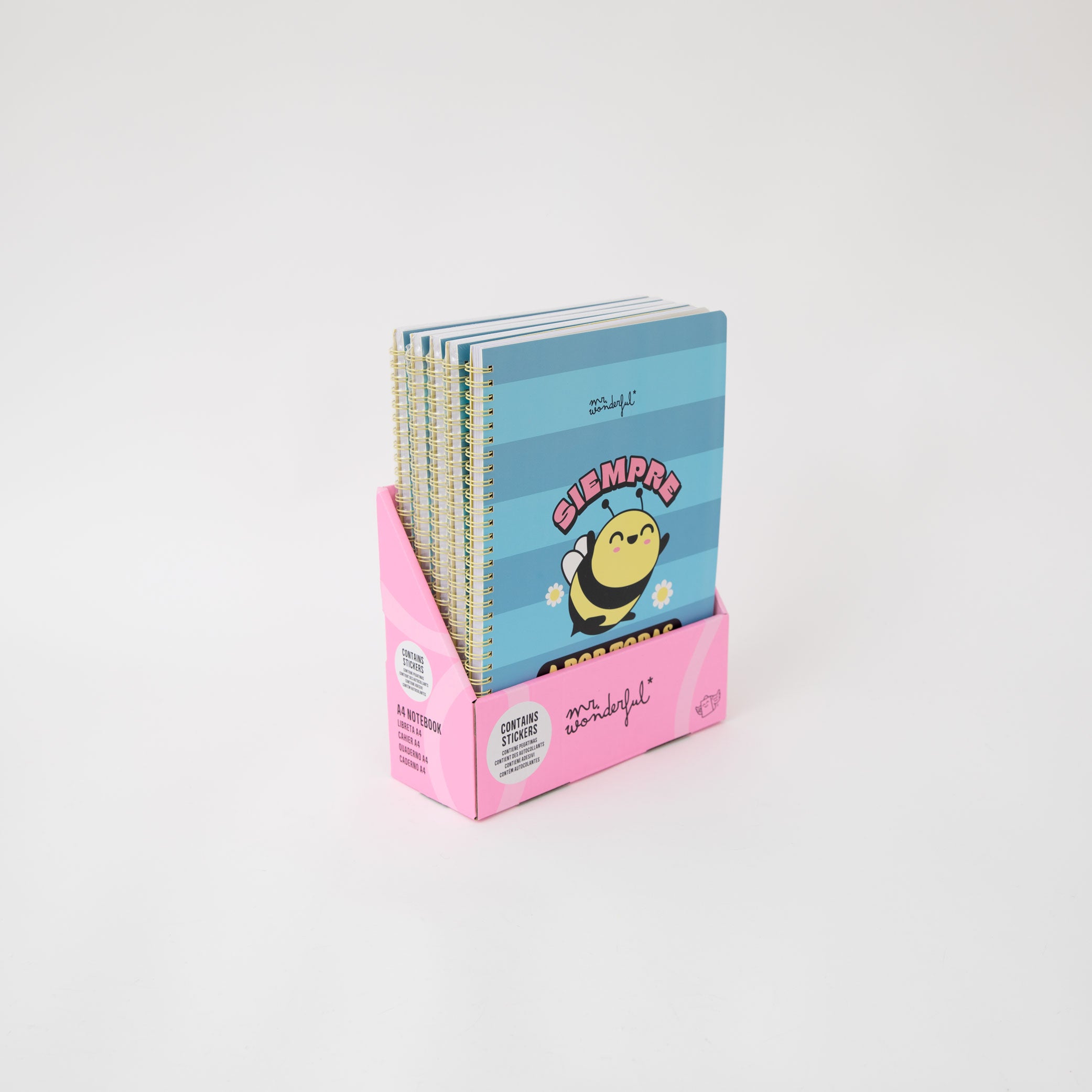 Libreta A4 Abeja - Siempre a por todas