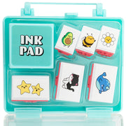 Set de 6 sellos + tampón de tinta Mr. Wonderful - Get inkspired!