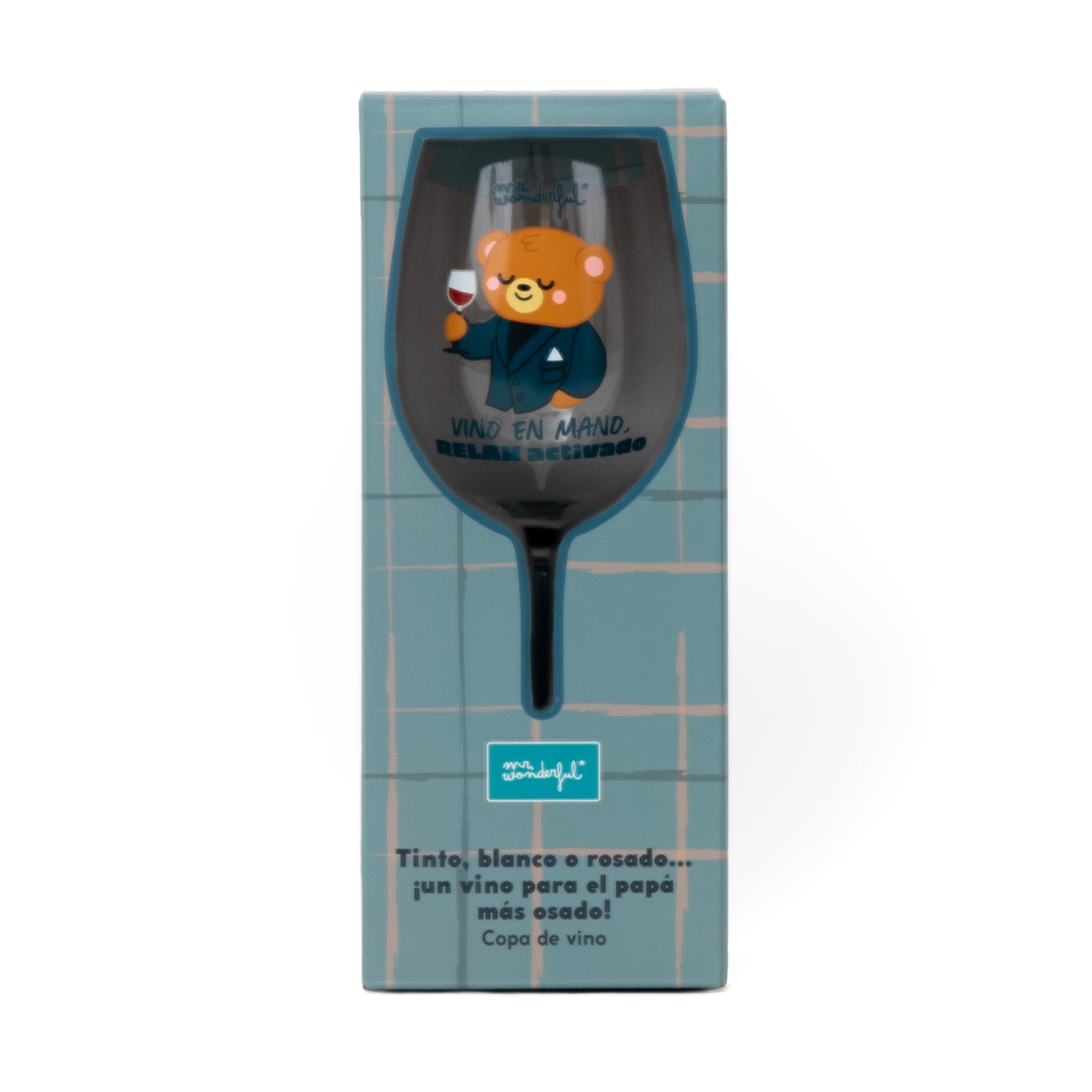 Copa de vino - Vino en mano, relax activado | Mr.Wonderful