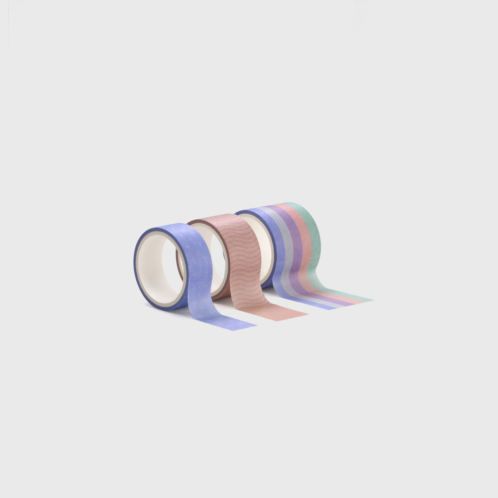 Set of 3 washi tapes to decorate your happiness - Blue