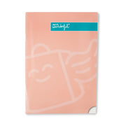 Pink A4 notebook 48 sheets - Lined paper