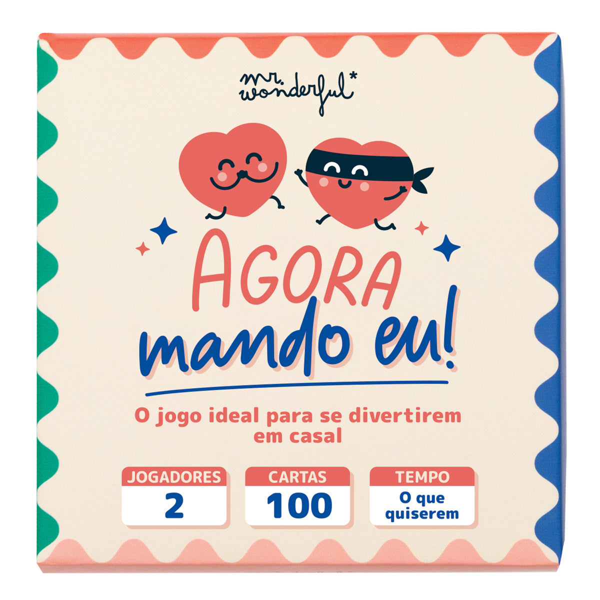 Jogo de cartas para casais - Agora mando eu!