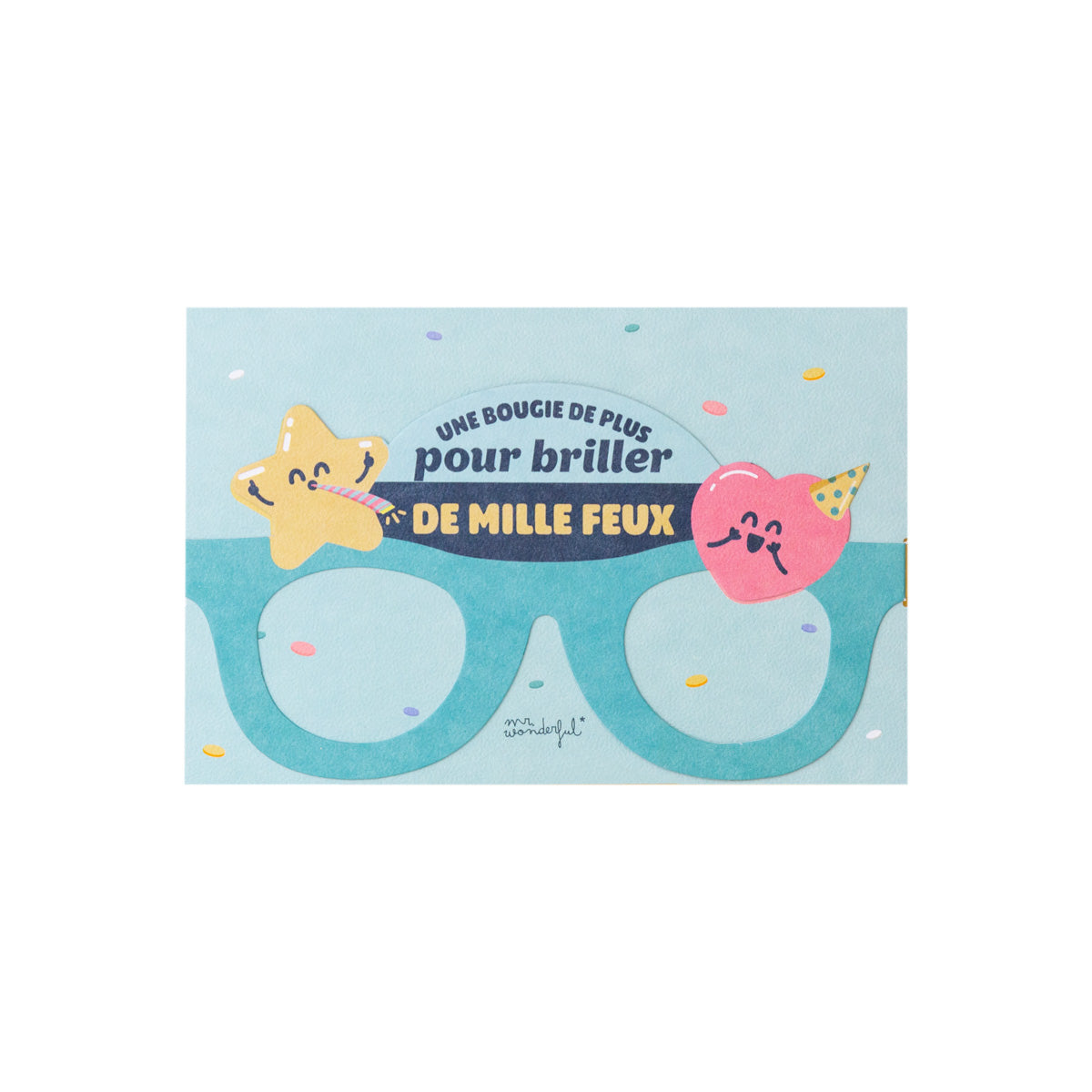 Carte d'anniversaire - A Bougie de plus pour briller de mille feux 