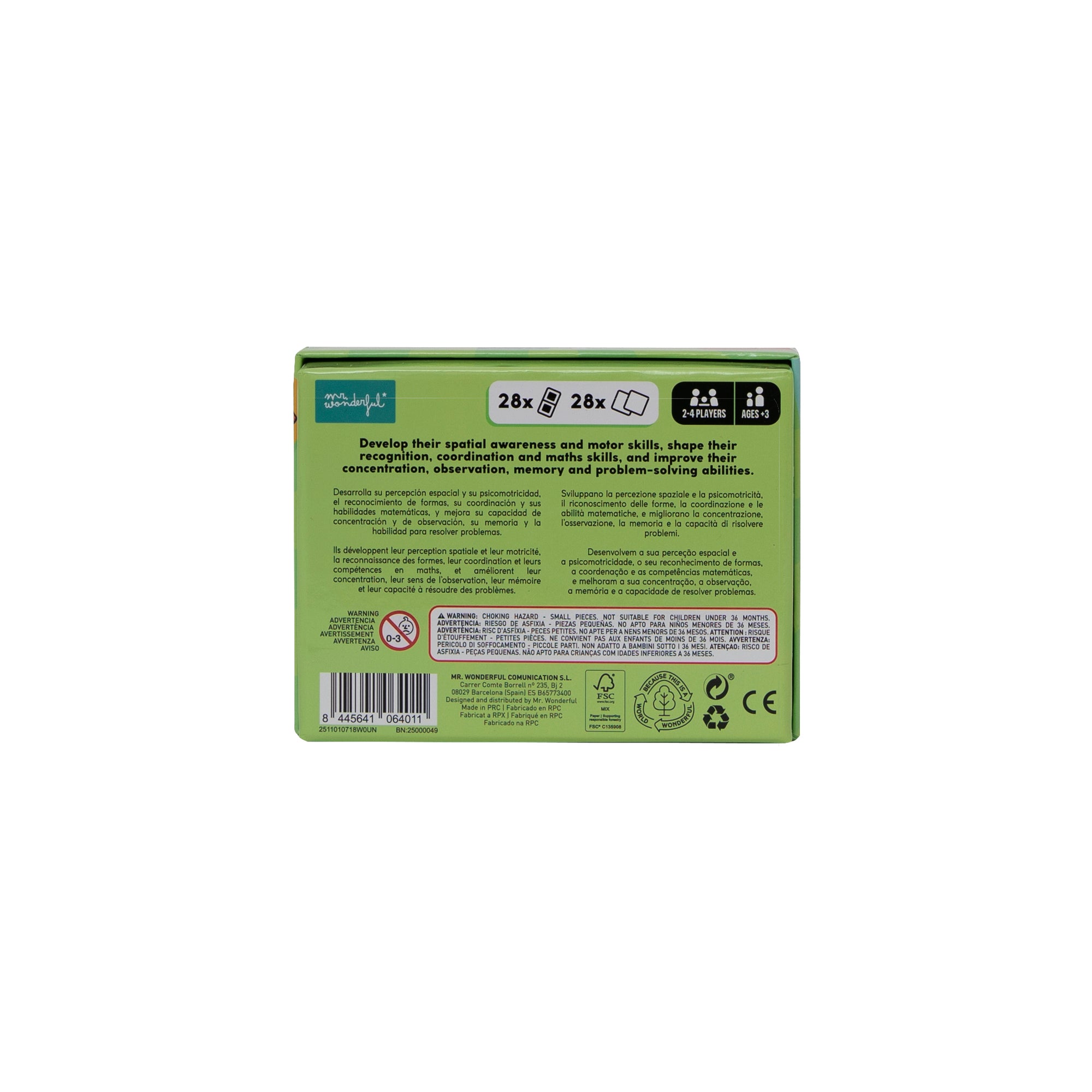 Juego de domino + juego de memoria