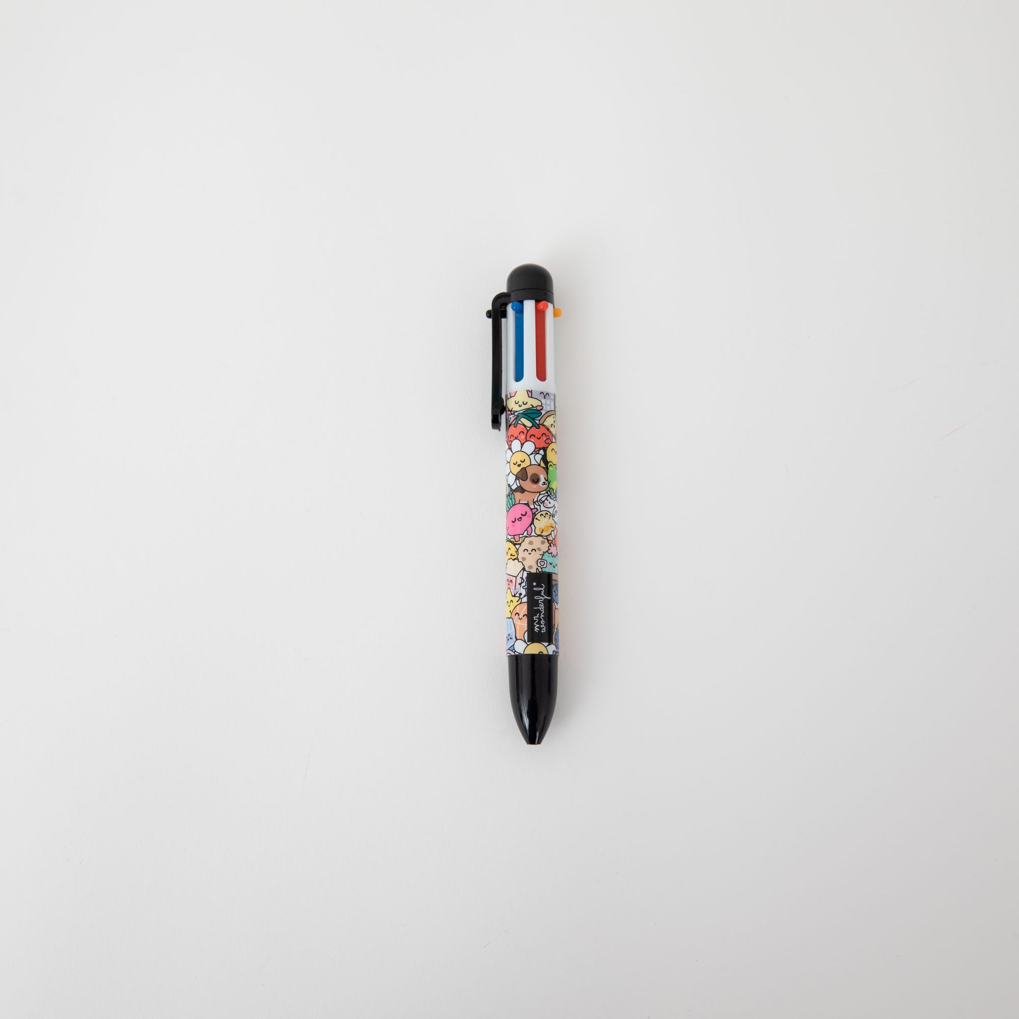 Bolígrafo multicolor – ¡6 colores, mil ideas y todos los personajes Mr. Wonderful!
