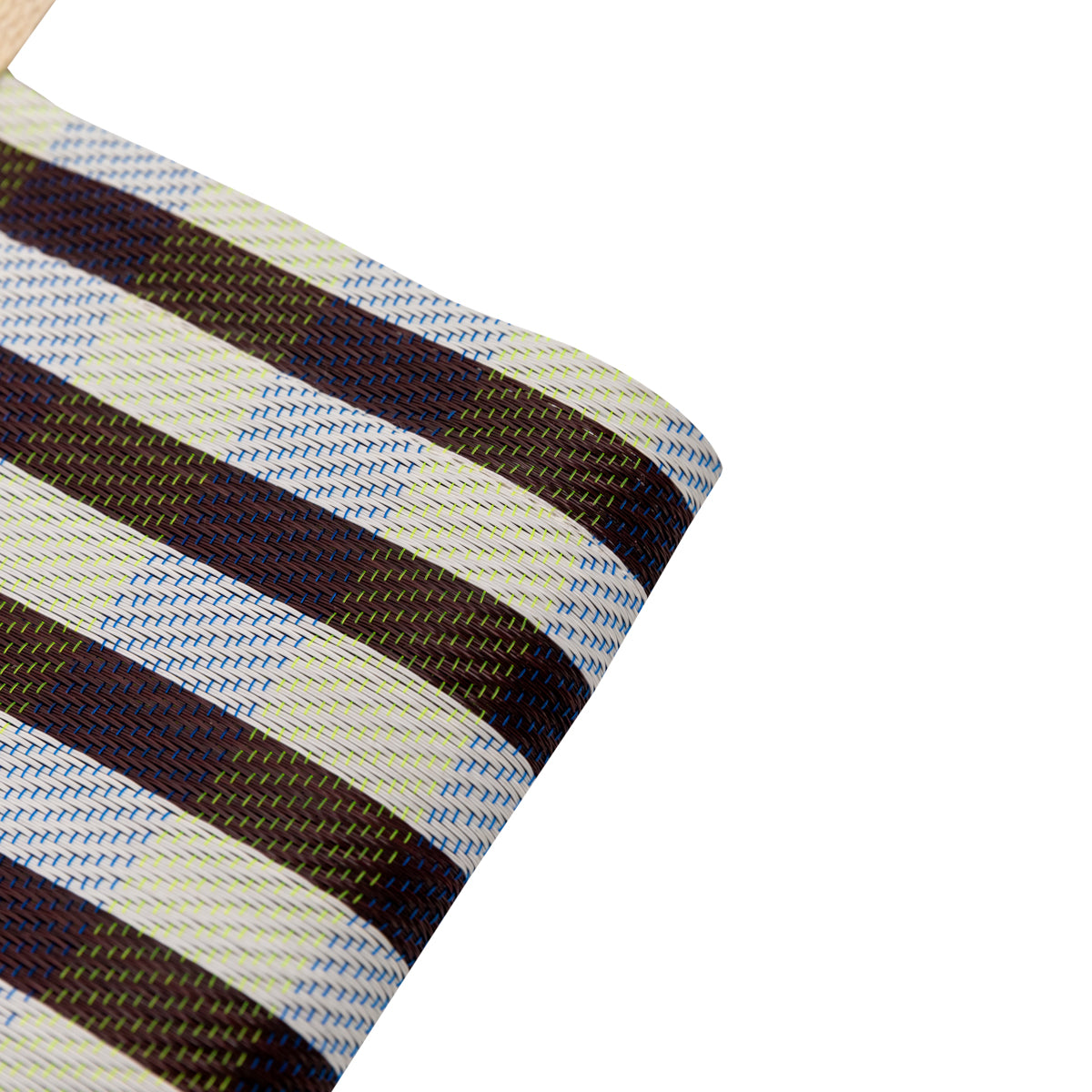 Stripe pattern bag - Black and white