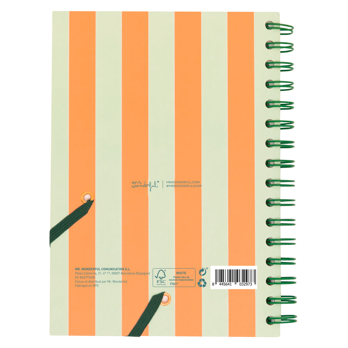 Cahier A5 orange - Tant de choses à écrire