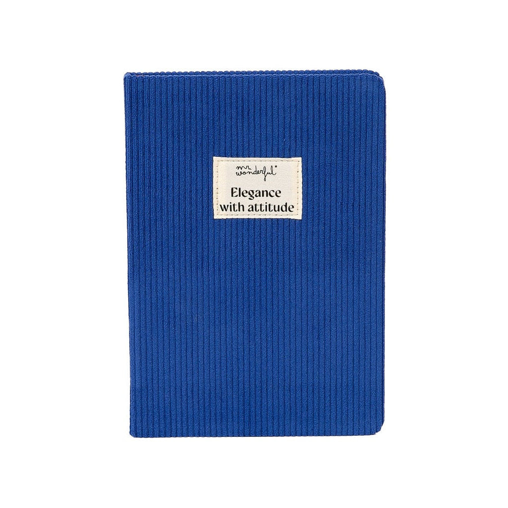 Libreta A5 pana azul Klein Mr. Wonderful