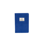 A5 notebook Klein blue corduroy - Elegance with attitude