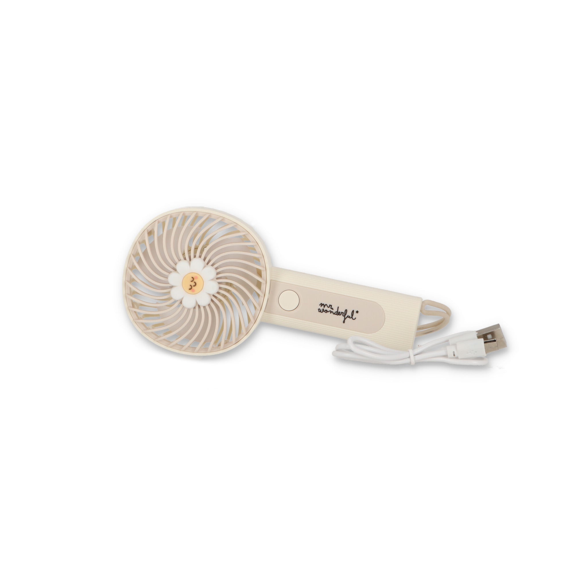 Ventilador de mano - Pink daisy