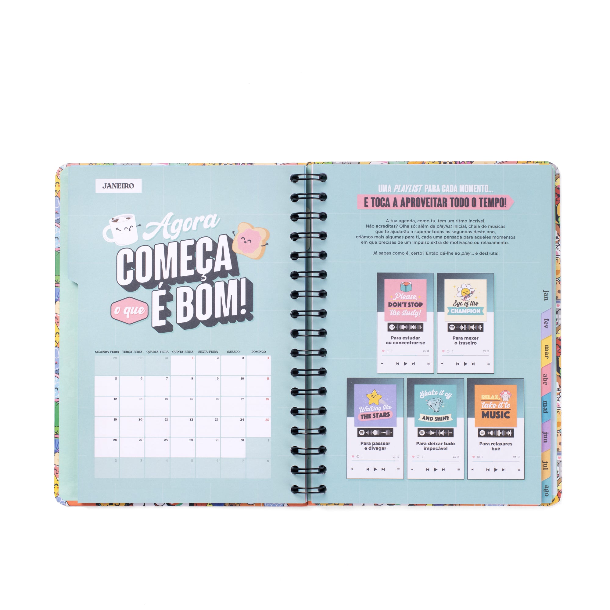 Agenda Bo-Bo 2025-26 Semanal - Gargalhadas, brincadeiras e aventuras loucas 