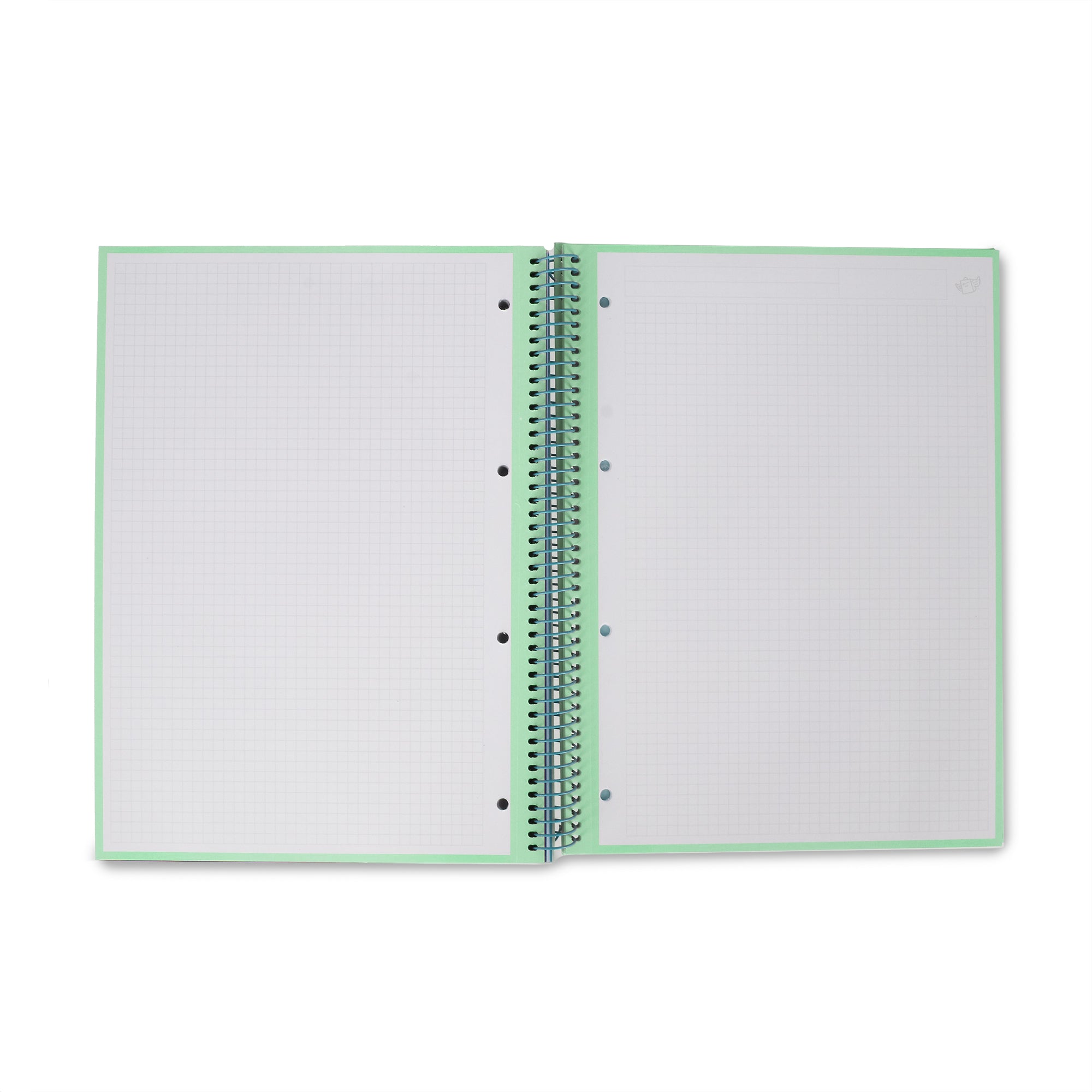 Libreta A4 roja 120 sheets - Grid paper and micro-perforated