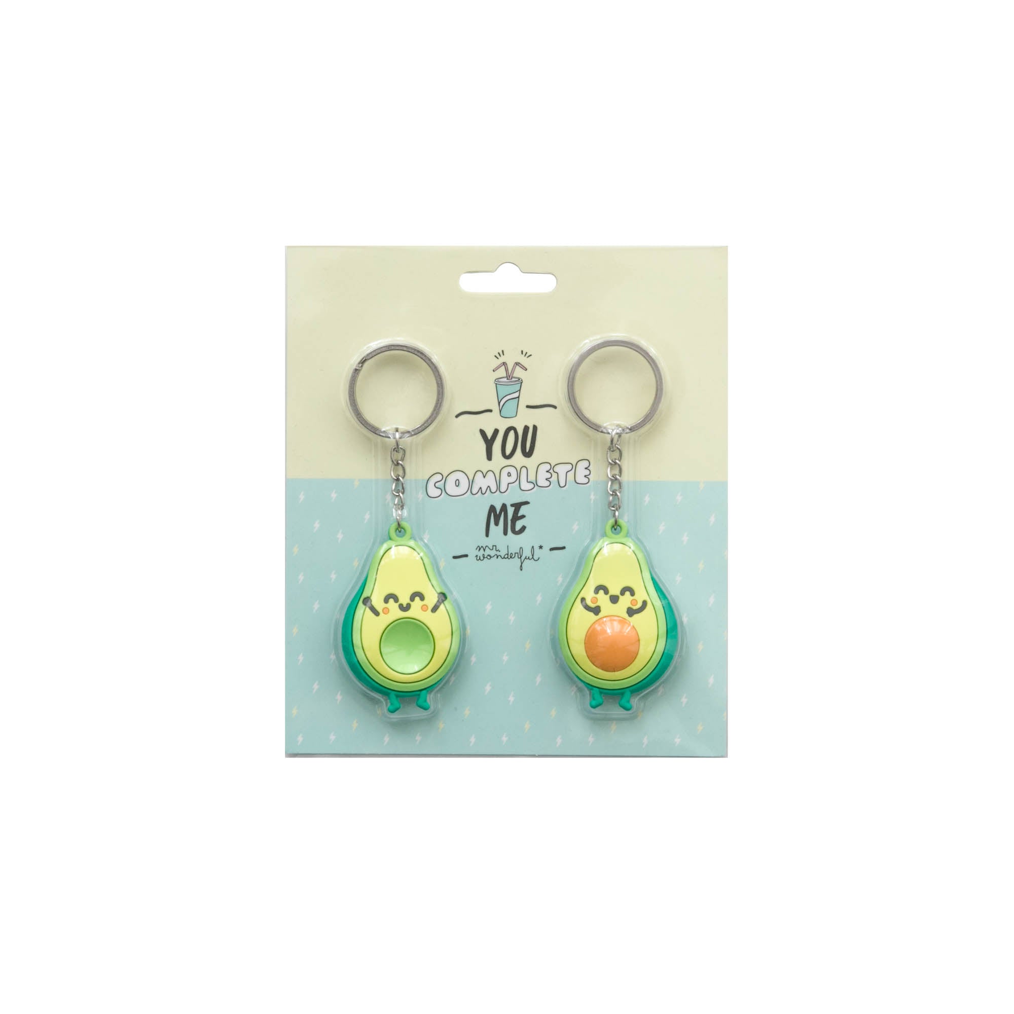 Set of 2 key-rings for friends who fit perfectly
