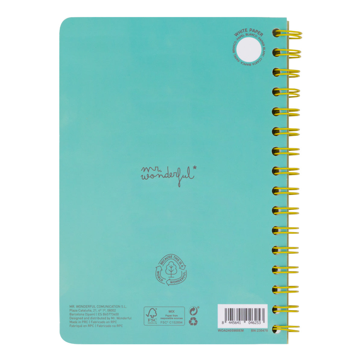 Caderno A5 Cachorro 3D - Nunca pare de sonhar. 
