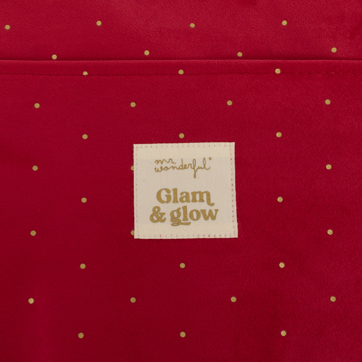 Laptop sleeve 13-14" velvet maroon - Glam & glow.