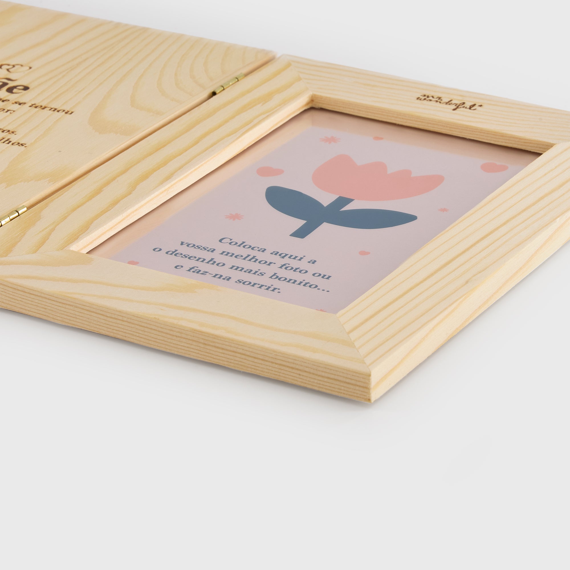 Moldura de madeira 8x13 - Definição "Mãe"