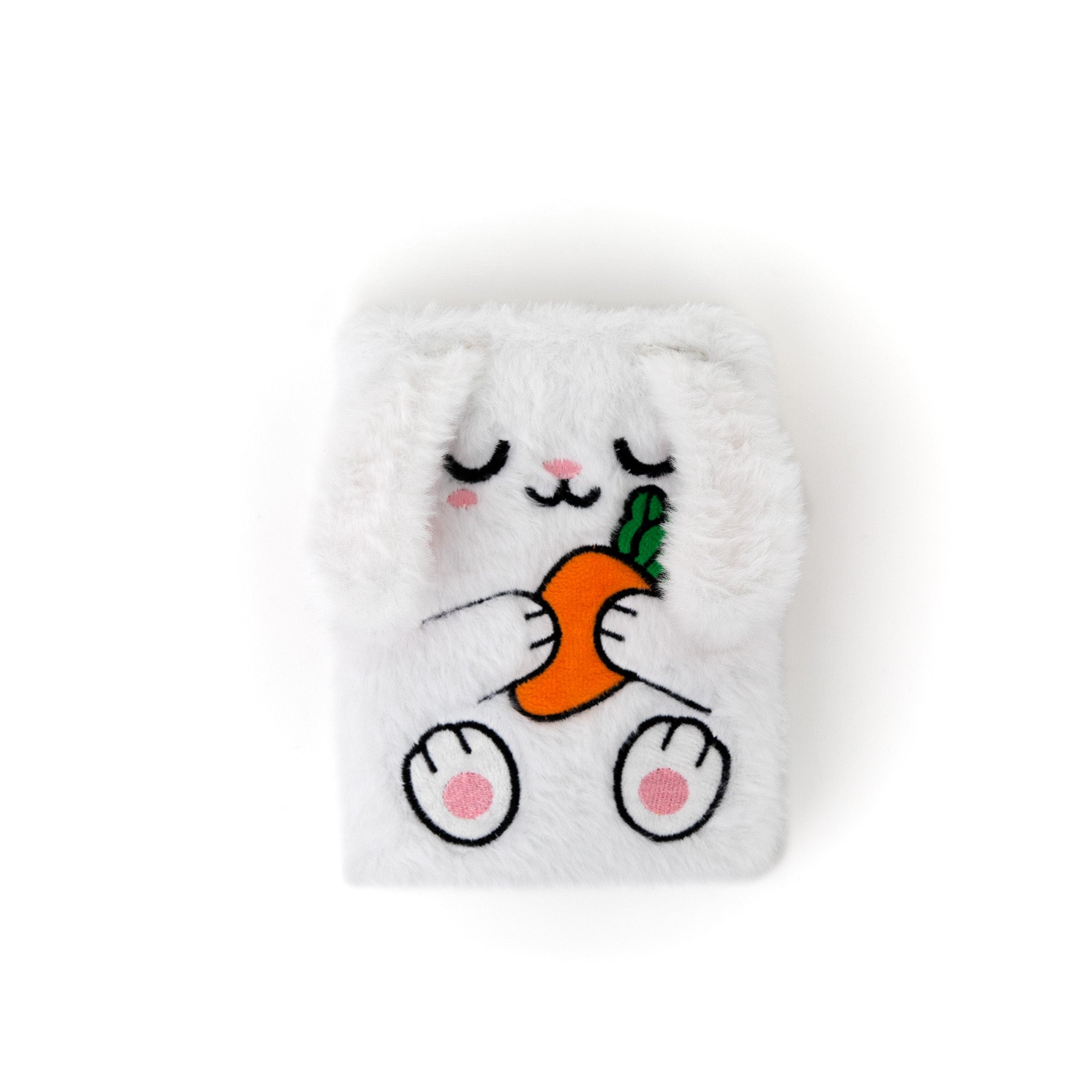 A6 Plush Notebook - Lazy Rabbit