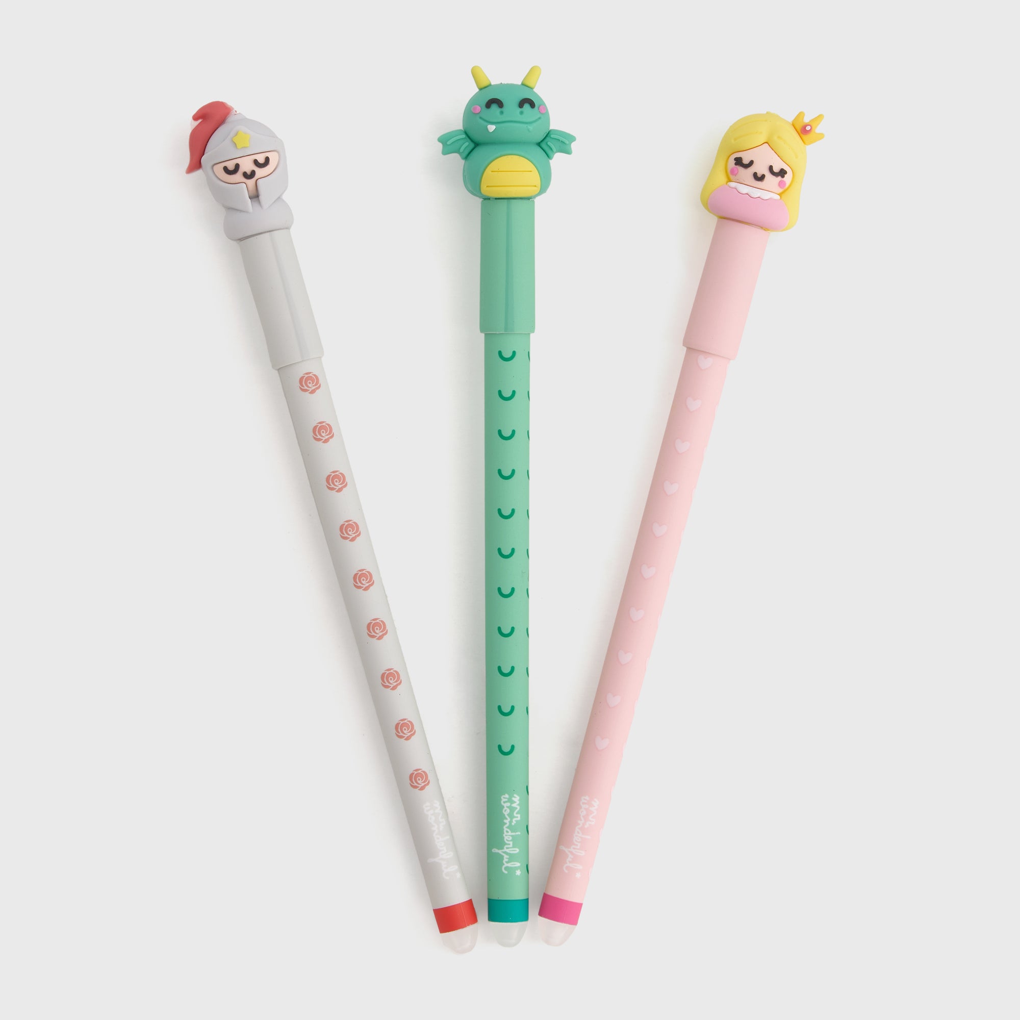 Set De 3 Stylos Effaçables Bo-Bo Mr. Wonderful - Mafalda, Encre Thermosensible 0,7mm