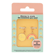 Charms to create the bracelets you want - Rainbow and smiley