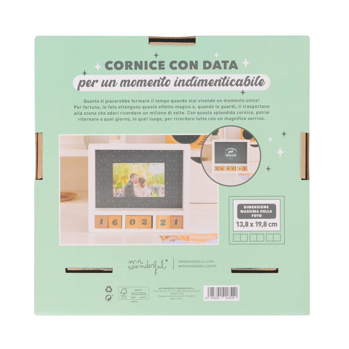 Cornice con data - Il ricordo più bello