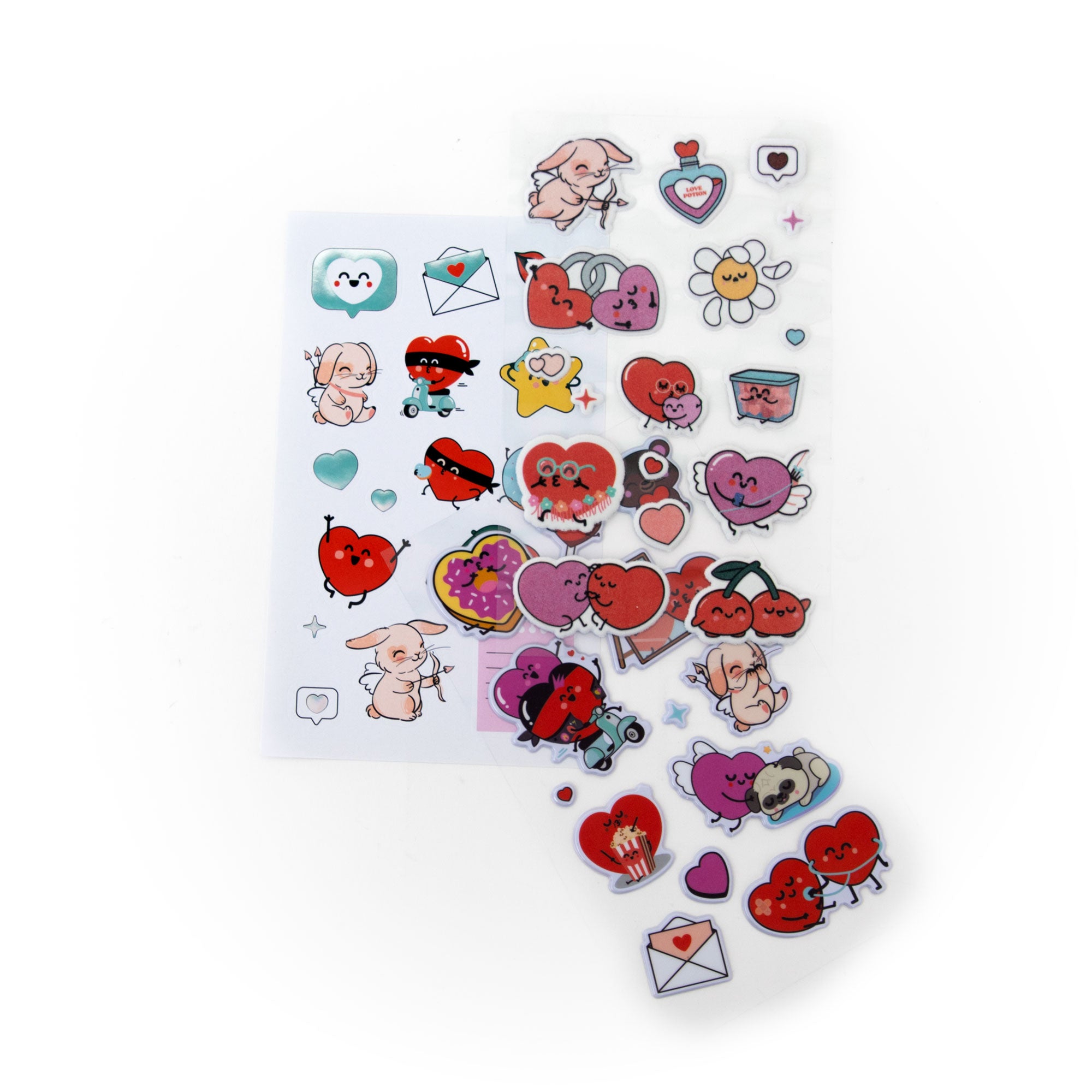 Pegatinas especiales llenas de amor para que todo se vea mejor