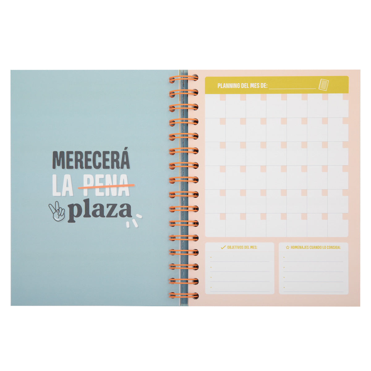 Planificador para opositores - Cada opo con su tema