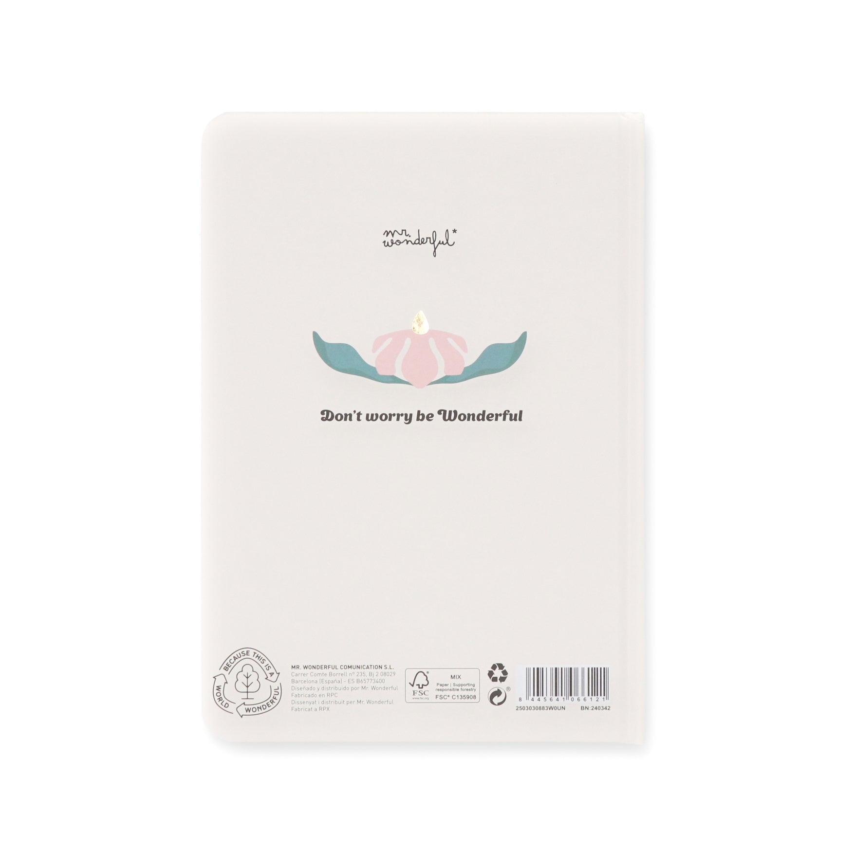 A5 notebook - Flower print
