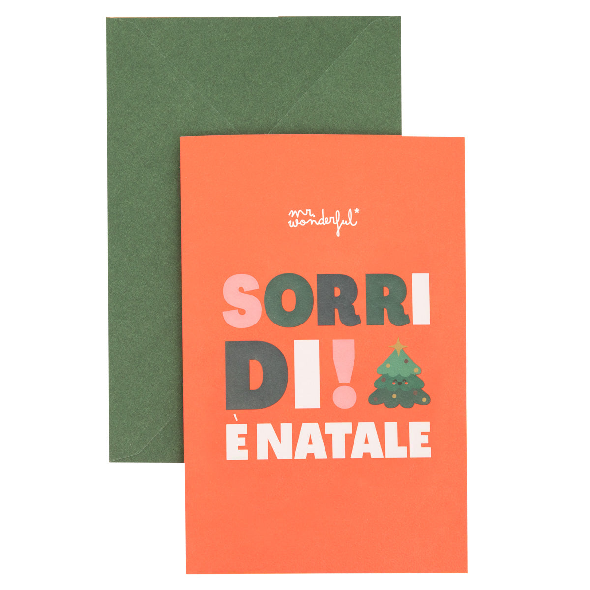 Biglietto di Natale - Sorridi! É Natal 