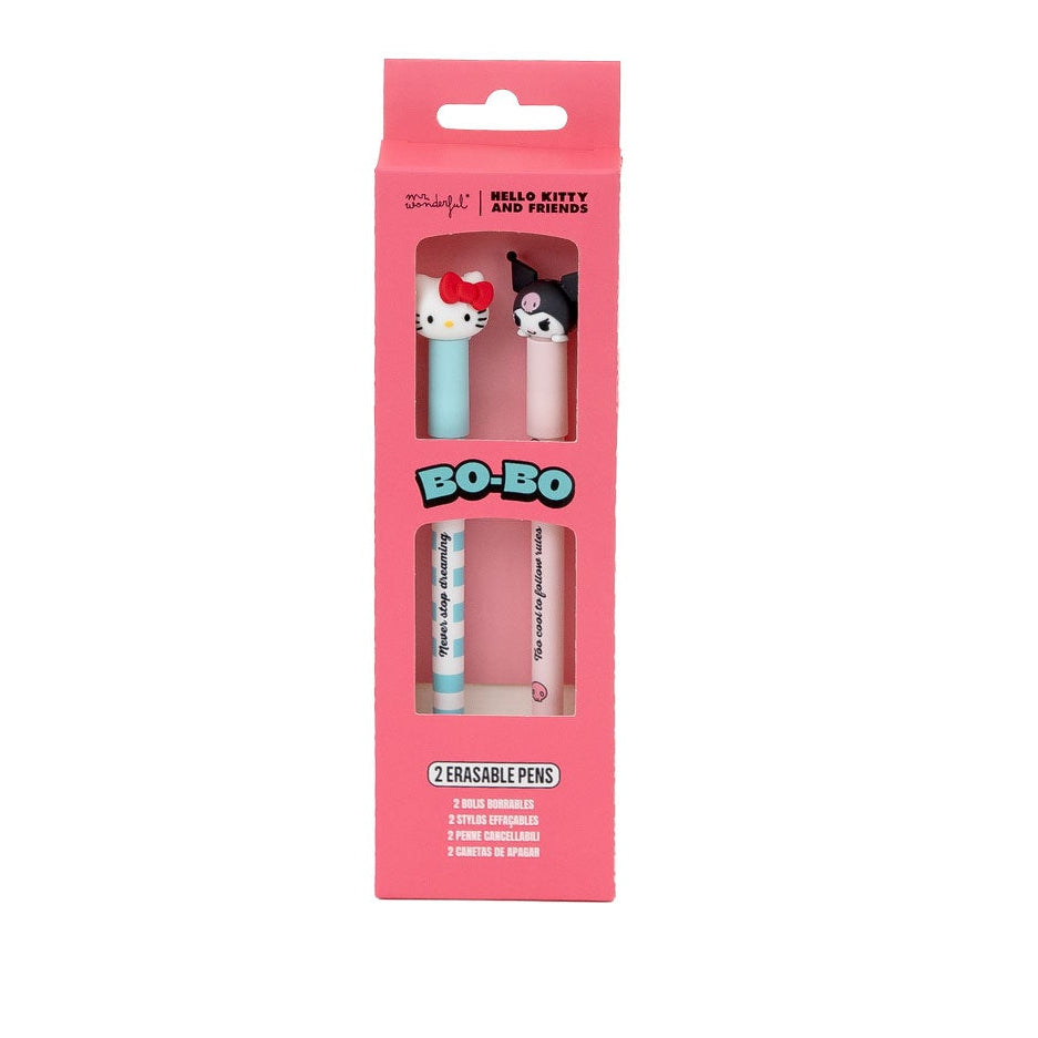 Set de 2 bolis borrables Bo-Bo Hello Kitty | Mr.Wonderful