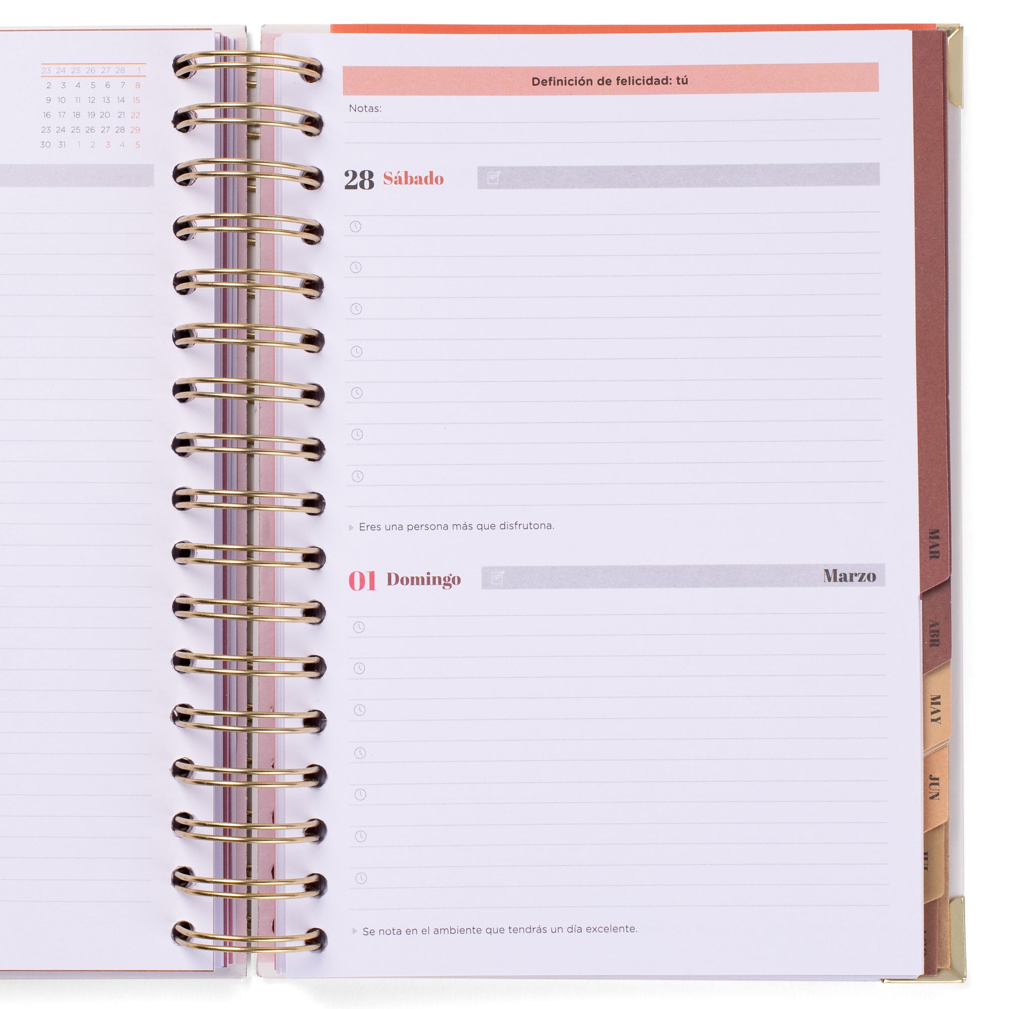 Agenda Office 2025-26 Diaria - La vida es AHORA