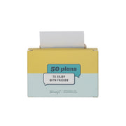 Dispenser box of plans that, together with your friends, will be a success