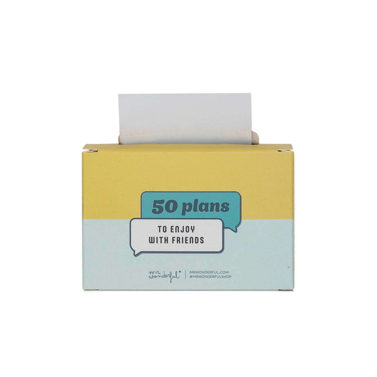 Dispenser box of plans that, together with your friends, will be a success