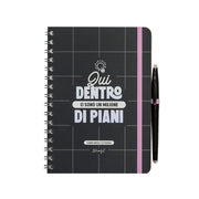 Planner con fogli cancellabili - Qui dentro ci sono un milione di piani